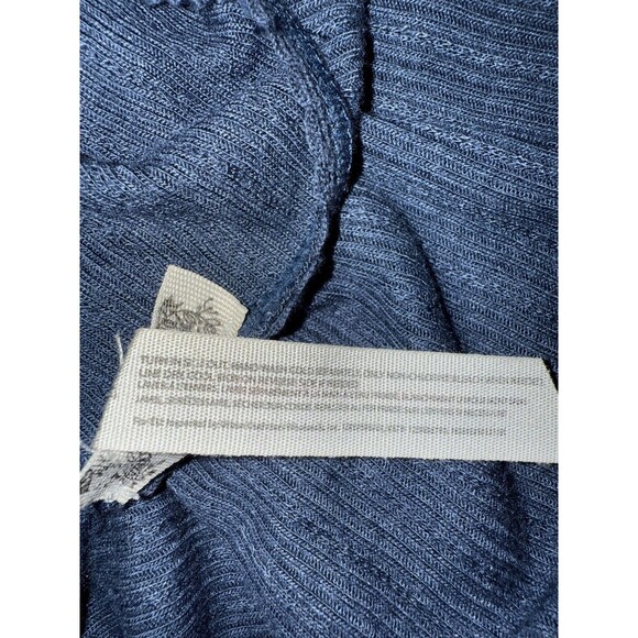 Free People Intimately Only You Ribbed Lace Trim Tank Top Navy Blue Women’s Sz L - Picture 7 of 10